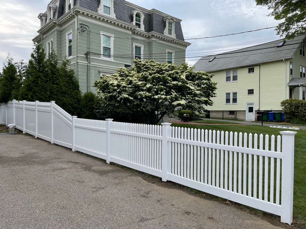 New fence installation, Greater Boston area